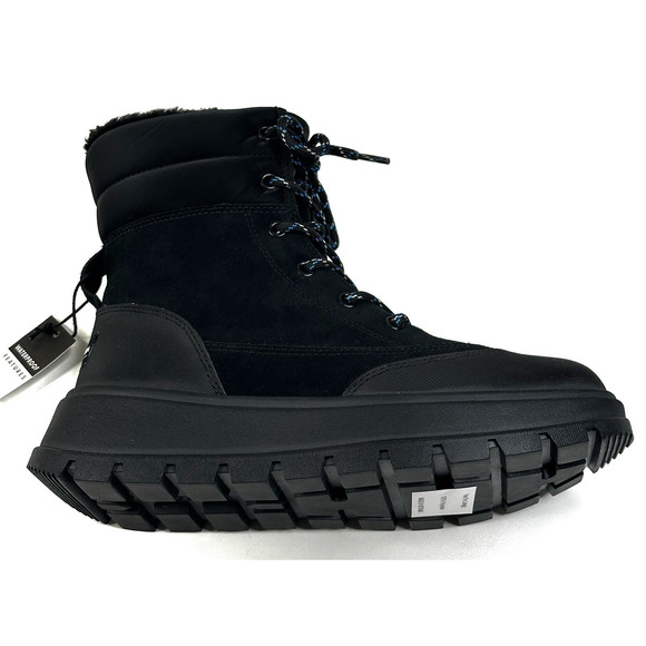 Koolaburra by UGG Deza Lace-Up Utility Boots Womens Size 8 Black Suede New $120 - Picture 7 of 14